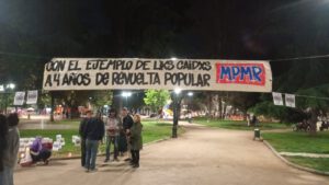 Homenaje a los 4 años de la Revuelta Popular del 18 de Octubre